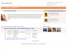 Tablet Screenshot of nachod.dermamedica.cz